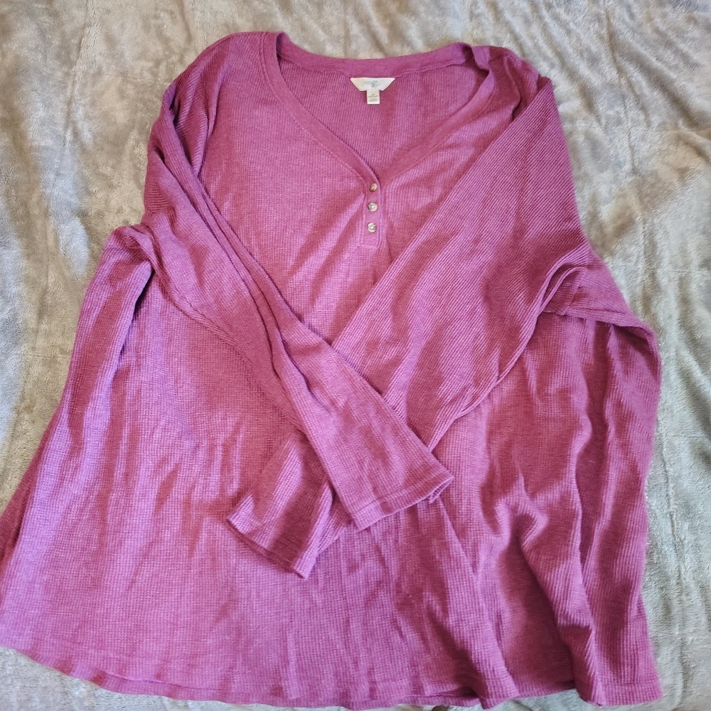 Terra & Sky Rich Purple Top